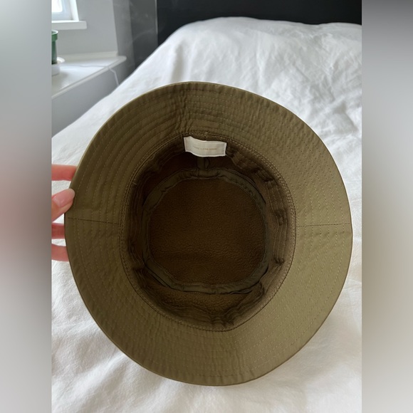 Aime Leon Dore Fleece and Canvas Bucket Hat Green - Picture 2 of 4